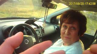 Затримання п'яної голови Лубенської РДА Тетяни Качаненко