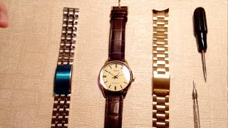 КАК ЗАМЕНИТЬ БРАСЛЕТ В  ЧАСАХ CASIO /REPLACING A BRACELET WATCH CASIO