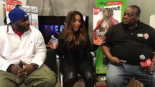 Sharon Reed of CBS 46 talks with Rolling Out w/ The Crush on 11/9/17