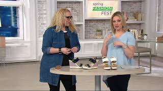 GEOX Patent Leather Braided Wedges - Donna Janira on QVC