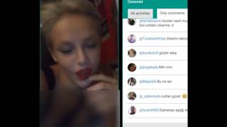 Ayşenur Balcı Periscope üstsüz
