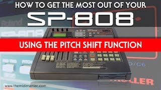 SP-808: Pitch Shifting and creating chords with vocals