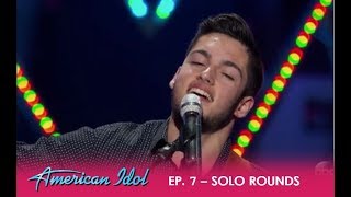 Garrett Jacobs: SLAYS "Wicked Games" For Hollywood Week Solo Rounds| American Idol 2018