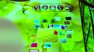 Interactive menu at Inamo restaurant