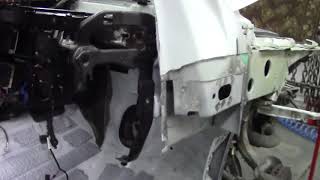 Ауди А4. Подгоняем, примеряем боковину. Body repair after an accident.