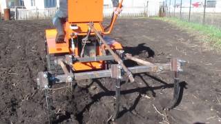 Двухрядный культиватор для минитрактора. Double row cultivator for minitractor