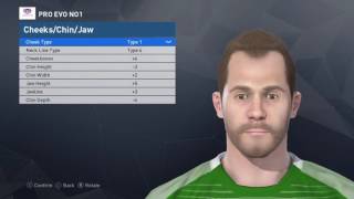 PES 2017 How to create ADREAS WOLFF FACE