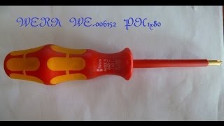 Отвертка Wera WE-006152 PH1x80 Kraftform Plus 100