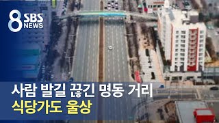 '외국인 발길 뚝' 한산한 명동 거리…식당가도 울상 / SBS