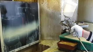 BULLET SPRAY GUN - HVLP Final testing by SUMIT CHOPRA..
