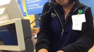 Walmart Customer Service calling Loss Prevention on me for not getting sticker