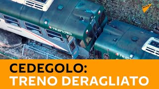 Cedegolo:Treno deragliato