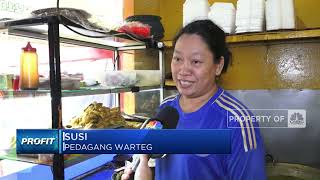 Beras Mahal, Harga Makanan di Warteg Ikut Terkerek