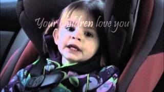 A very cute safety message, from a very cute little girl