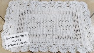 TAPETE  QUADRADO EM CROCHE