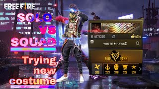 Gameplay With NEW MYSTERY SHOP bundle ? Solo vs squad Garena free fire