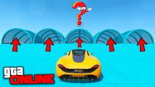 КТО НИБУДЬ ОТГАДАЕТ ЭТО?!УГАДАЙ В КАКУЮ ДЫРКУ НАДО ПРЫГНУТЬ (GTA 5 ONLINE SKILL TEST)