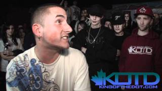 KOTD - Rap Battle - Mista Conspiracy vs Jesse Ito
