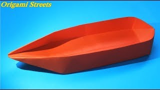Оригами ЛОДКА из бумаги