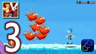 RAYMAN Fiesta Run Android Walkthrough - Part 3 - Level 8-11:  PERFECT 100%  w/ invaded