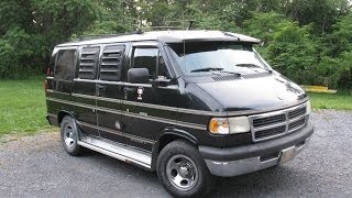 1997 Dodge Ram 2500 Conversion Van Start Up, Review, and Drive by