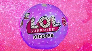 LOL SURPRISE DECODER Оригинал ЛОЛ СЮРПРИЗ ДЕКОДЕР 4 СЕРИЯ Новые куклы LOL 4 сезона