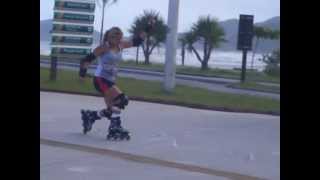 Patinar em Santos- Rute (4 meses de Slalom)