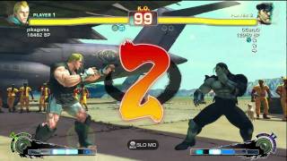 pikagoma [Abel] vs OGeraO [Bison] SSF4 Japanese Online Ranked Matches - TRUE-HD