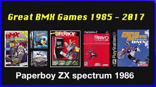 The best BMX games 1985 -2017 compilation