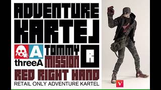 3A TOMMY RED Adventure Kartel onesixscale action figure Ashley wood ThreeA Unboxing & review