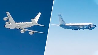 Российские истребители перехватили самолёты США в Баренцевом и Чёрном морях — видео