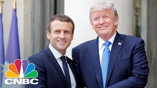 President Donald Trump & President Emmanuel Macron Hold Joint Presser - April 24, 2018 | CNBC