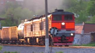 4ТЭ10С-0001 на перегоне Тула-3 - Криволучье МСК ж.д.