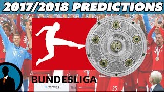 German Bundesliga 2017/2018 Predictions - Football Manager Experiment