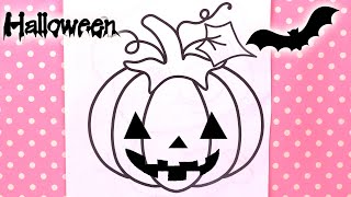 Halloween 2022 Citrouille Jack-O-Lantern Coloriage