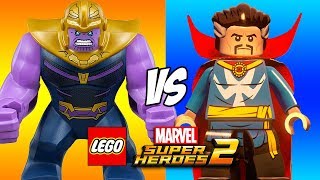 Thanos VS Doctor Strange LEGO Marvel Super Heroes 2 Battle Arena Gameplay