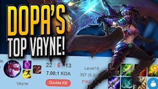 Dopa, Korea's Rank #1 Brings Top Vayne to META - Dopa's Stream Highlights (Translated)