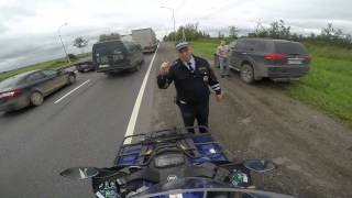 CFMOTO X8 Покатушки ДПС останавливает квадроцикл