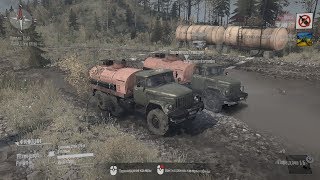 Стрим #32 по Spintires MudRunner Multiplayer карта Алтай - осень ч1