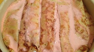 Готовим вместе. Налистники с творогом. Ну ооочень вкусные.