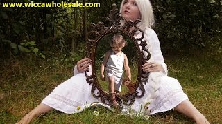 Miroir de sorcière noire