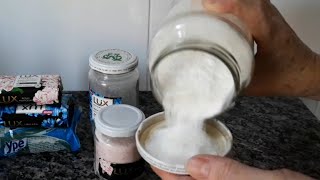 Como fazer Base em pó para sabonete e sabao líquido ( super fácil )