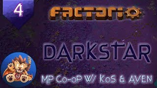 Factorio Darkstar Ep 4: Yekking up the Metal Production - MP w/KoS & Aven, Let's Play, Gameplay