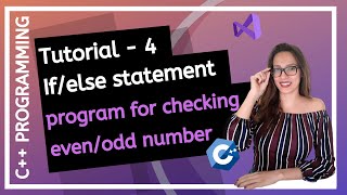 C++ FOR BEGINNERS (2020) - If/else statement, check odd/even number, flowchart PROGRAMMING TUTORIAL
