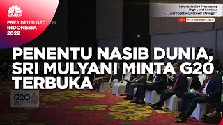 Penentu Nasib Dunia, Sri Mulyani Minta G20 Terbuka