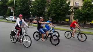 Велодень Запорожье 12.06.16 (проезд всех-всех-всех)