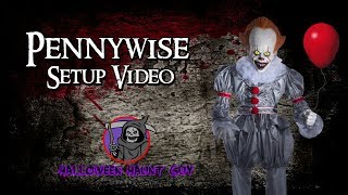 Pennywise prop setup video