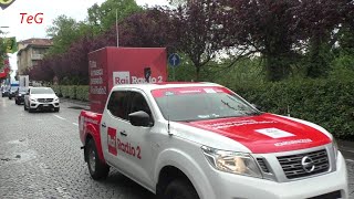 Carovana iniziale ad Ivrea alla partenza del Giro d'Italia 2019