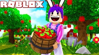 BUSCANDO MANZANAS DELICIOSAS - ROBLOX - APPLE PICKING SIMULATOR