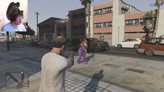 MARIO VISITS GTA 5 - (GTA V - Funny Moments #11) - *NO SPOILERS*